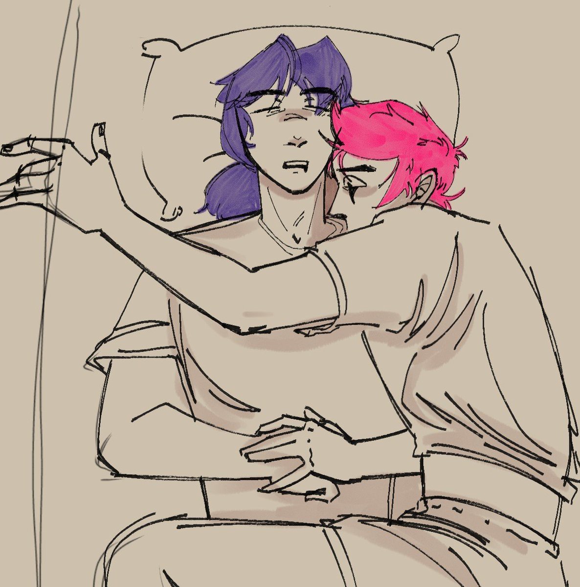 LolRatina12412's tweet photo. When compartes cama con tu compa 

Jejeje les dejo un dibujito que hice aburrido 
#chesfang #fang #chester #fanart #ship https://t.co/ez2Yr7LpYV