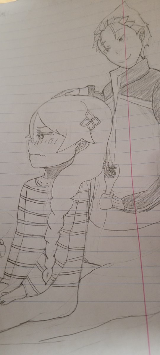 whitemonstr's tweet photo. #リゼロ #Rezero This is another Idea I work on digitally but I just drew it physical few weeks ago.. https://t.co/m1IxUH92gL