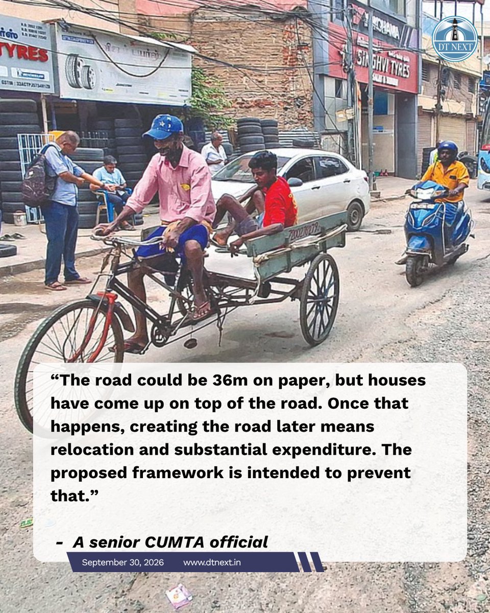 dt_next's tweet photo. CUMTA is preparing a set of Street Design Guidelines that it expects all government departments to follow. The proposal aims to address a basic problem in the city's infrastructure planning.
✍️ @arunprasath34_
https://t.co/V8L3VyKMzA
#DTNext #Chennai #CUMTA #Roads #Transport https://t.co/LgcxT4tD8i