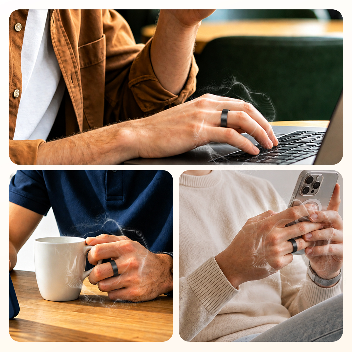 Rogbid_Official's tweet photo. Stay in the loop with a simple vibration! ð³ð #RogbidZenRing keeps important reminders right at your fingertips. âš
Learn More: https://t.co/Fw4zHRMgVQ
#ZenRing #Rogbid #SmartRing #health #fitness #fashion #design #fypã· https://t.co/ZefxGmdgOe