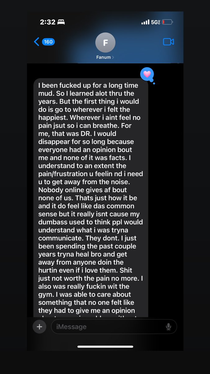 FearedBuck's tweet photo. Reggie shares a heartfelt text sent by Fanum during his recent breakdowns as he relates to what he’s going through and encourages him to get away from the noise and keep fighting https://t.co/IHNADSx4F0