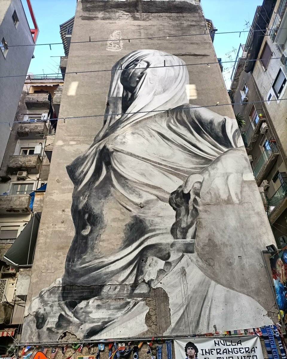 laun3r's tweet photo. Naples, Spanish Quarter, Maradona murals, and the city’s vibrant spirit. Sunday in Naples. https://t.co/jvQmuOZQKa