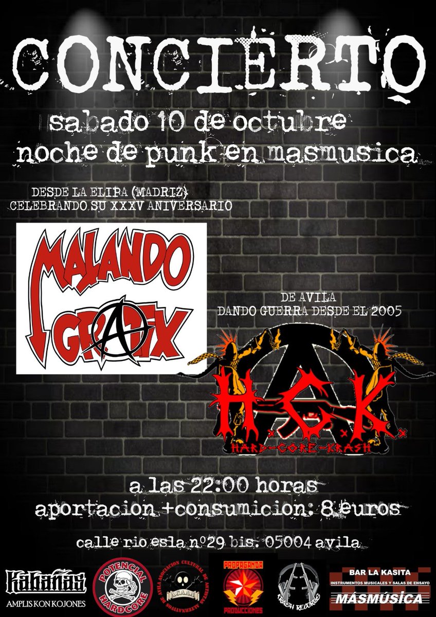 MATANDOGRATIX's tweet photo. A tope preparando los próximos conciertos de: 10 octubre Ávila y 7 noviembre Berlín (Alemania),se vienen cositas 💪💪🧷 https://t.co/747A8STCF4