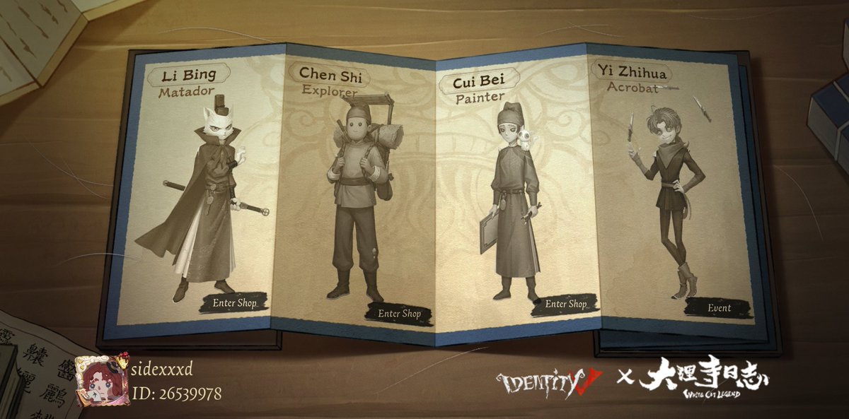 sidexxxd's tweet photo. I'm playing Identity V. Fancy a game? https://t.co/1wivEQsq5j