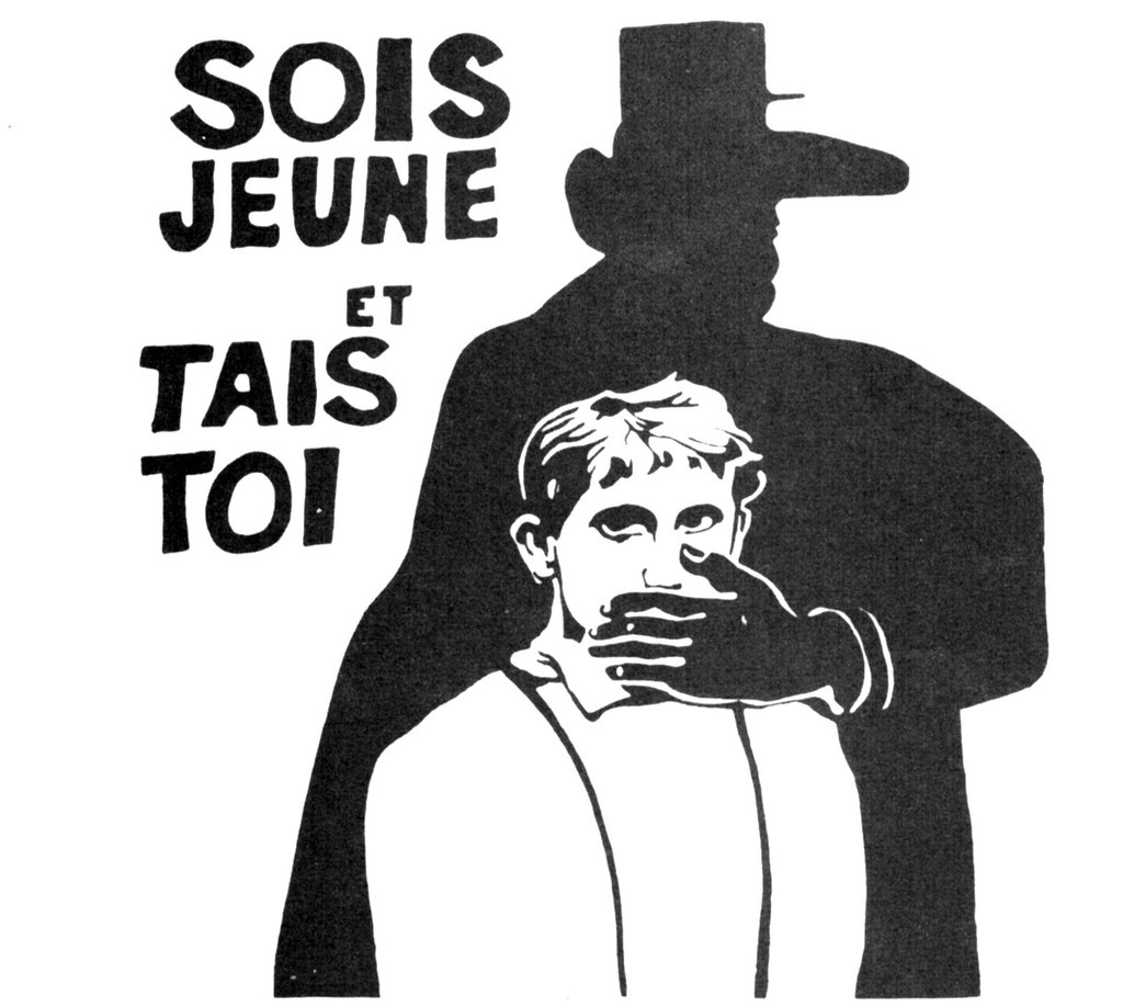 Am4n0_'s tweet photo. 1ère réaction en voyant les images aux mobilisation lycéennes d'hier (continuez les gars !), penser à cette image. https://t.co/F723Xe4usQ