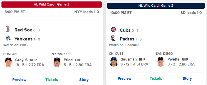 BaseballRaysDO's tweet photo. Rays Day Off #27 of Season 29
-Injury  updates!
-New transactions (call ups and activations)
-Wild Card Round
     -who won Game one?
     -ATL, CWS, NYY, SD are all 1-0
-About the NL West...
-Today's verse
-A look ahead to WC Game Twos and ALDS times!
https://t.co/ZShBFrWqJt https://t.co/kNMI6yReqK