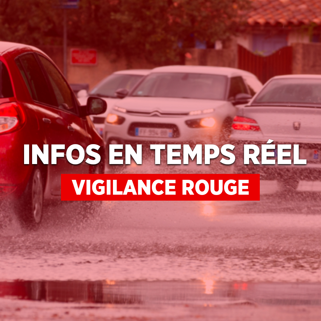montpellier_'s tweet photo. 🔴⛈️ Le département de l'Hérault est placé en vigilance rouge Orages / Pluie-inondation ce mercredi 30 septembre.
👉 Les crèches et accueils de loisirs ont ouvert ce matin ; les parents qui le peuvent sont invités à venir chercher leurs enfants avant 11h ce mercredi 30 septembre. Pour les enfants dont les parents ne peuvent pas se déplacer, ils seront évidemment maintenus à l'abri et en sécurité.
👉 Les équipements sportifs intérieurs (gymnases, piscines) ferment progressivement dans la matinée.
👉 Les parcs et jardins, la réserve du Lez, le bois de Montmaur et les cimetières sont fermés mercredi 30 septembre toute la journée.
👉 Stationnement interdit sur le quai du Pirée mercredi 30 septembre 2026 toute la journée.
Restez informé des consignes ➡️ https://t.co/quLPOZ8tu9