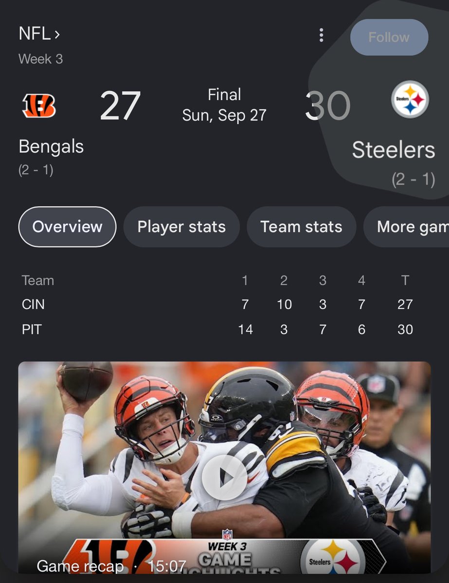 Aj5rgp's tweet photo. @zimwhodey You're thinking about us when you should have been thinking about the dam Steelers 🤣🤣🤣🤣 https://t.co/K2EukNcwLb