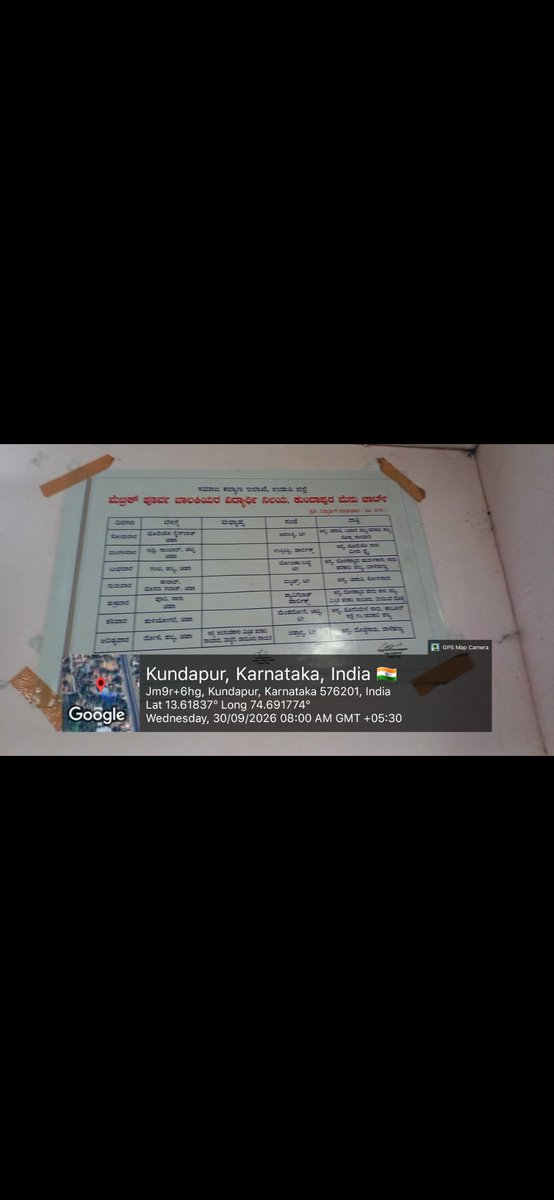 premetricgk's tweet photo. Pre metric girls hostel kundapur 
30.9.26
Mid day meal at school 
#SocialAudit_SWDMeals 
#SocialWelfare_Karntaka
@sw_udupi https://t.co/vHGTGpaH8e