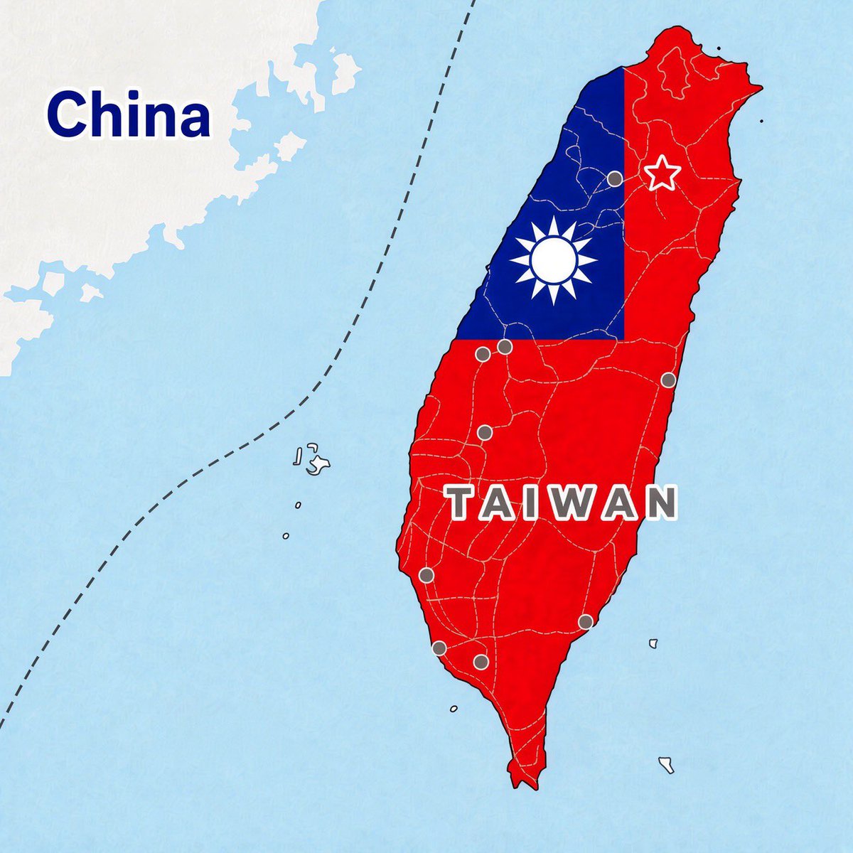 pirooooon3's tweet photo. この画像を中国人に見せたら
「台湾は中国だ、どうして分けるのか？！」
と怒ってた

台湾の人は中国と一緒になりたがってないのに
力で支配しようとしている

台湾は独立国で良いと思います

嫌がる相手を無理やりくっつけるのは人道的におかしい https://t.co/MnGgGezgtn