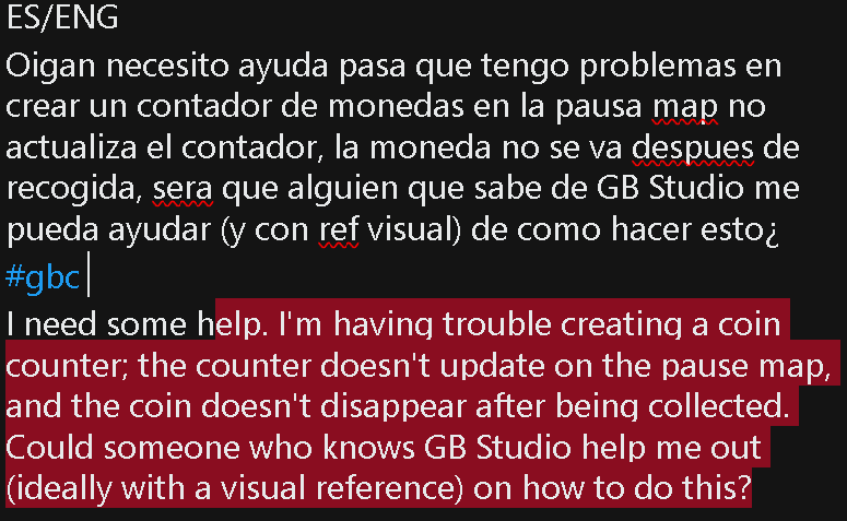 MeytachZ's tweet photo. Problemas en GB Studio
Troubles with GB Studio
#gb #gbc #supermario #mario #supermariobros #nintendo 

ya intente con actores con tiles y nada..
im try with Actors oh Tiles n nothing.. https://t.co/89QgDVZ0rl