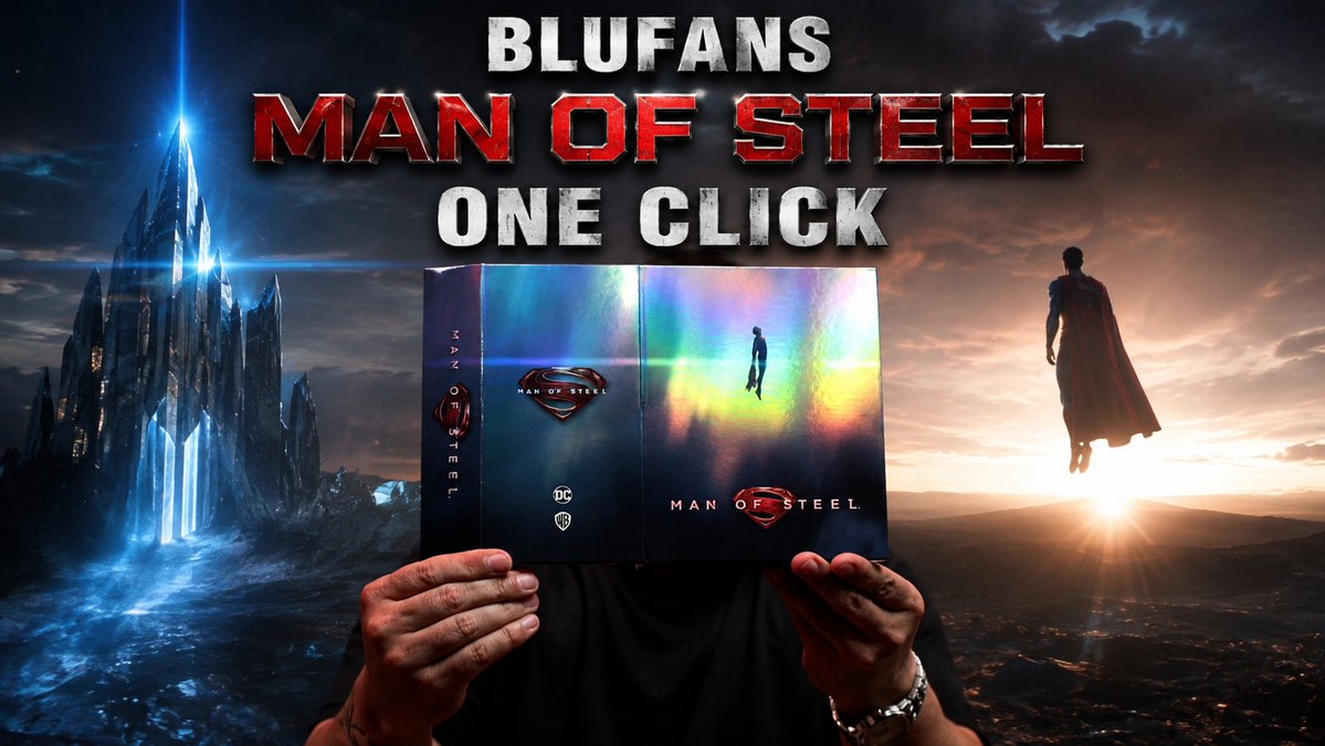 MorganJackson8's tweet photo. Photo by BULLBOYKENNELS on August 07, 2026. May be an image of Superman, a poster, and text reading “BLUFA NS MAN OF MANOFSTEEL STEEL ONE CLICK さ MAN MANOFESTEEL OF STEEL”. https://t.co/if2wM5fevg
