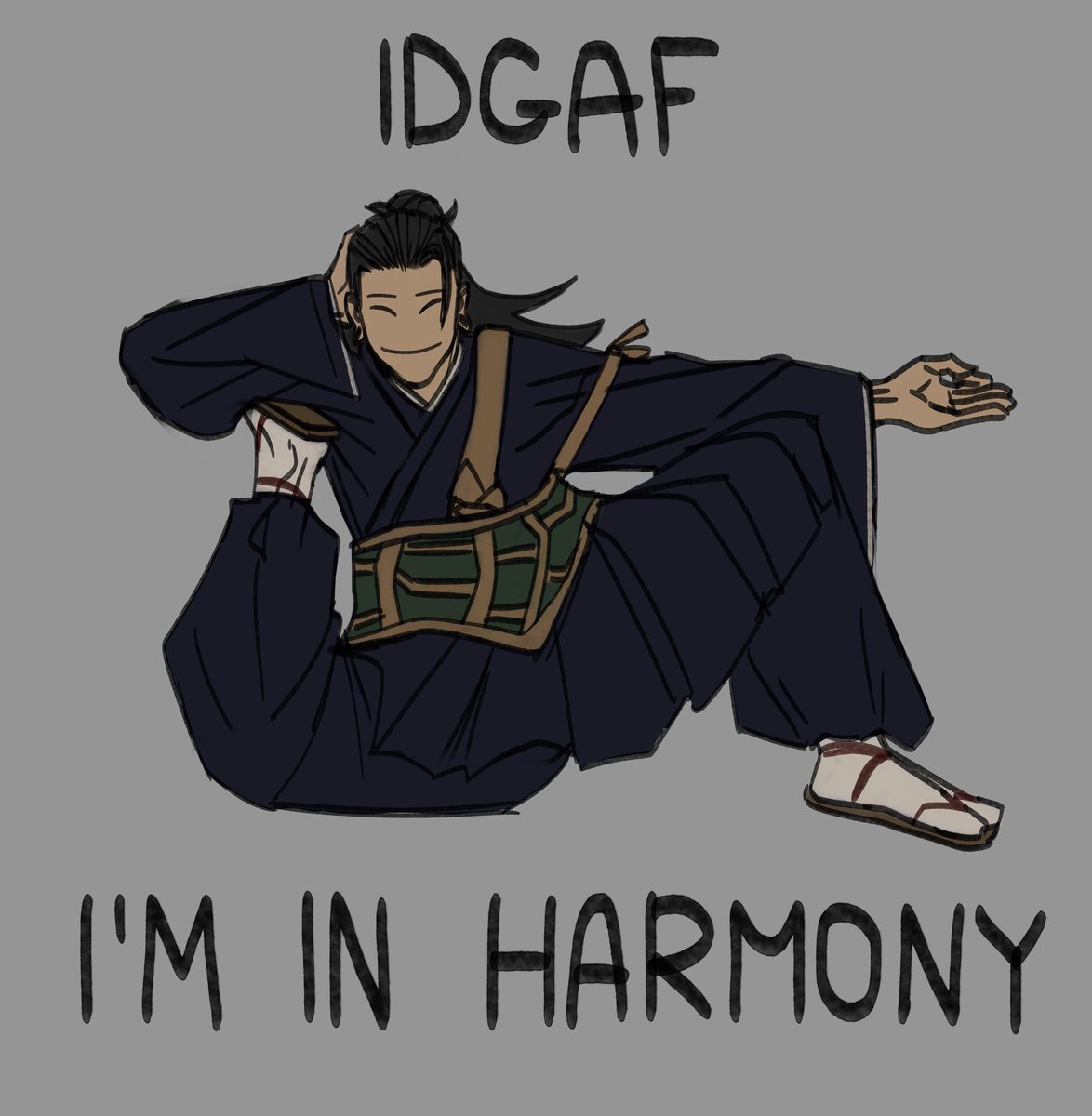 SSHHMMEEL's tweet photo. I fucking guess bro 
#geto #sugurugeto #jjk #mem https://t.co/oOKeB9pI5M