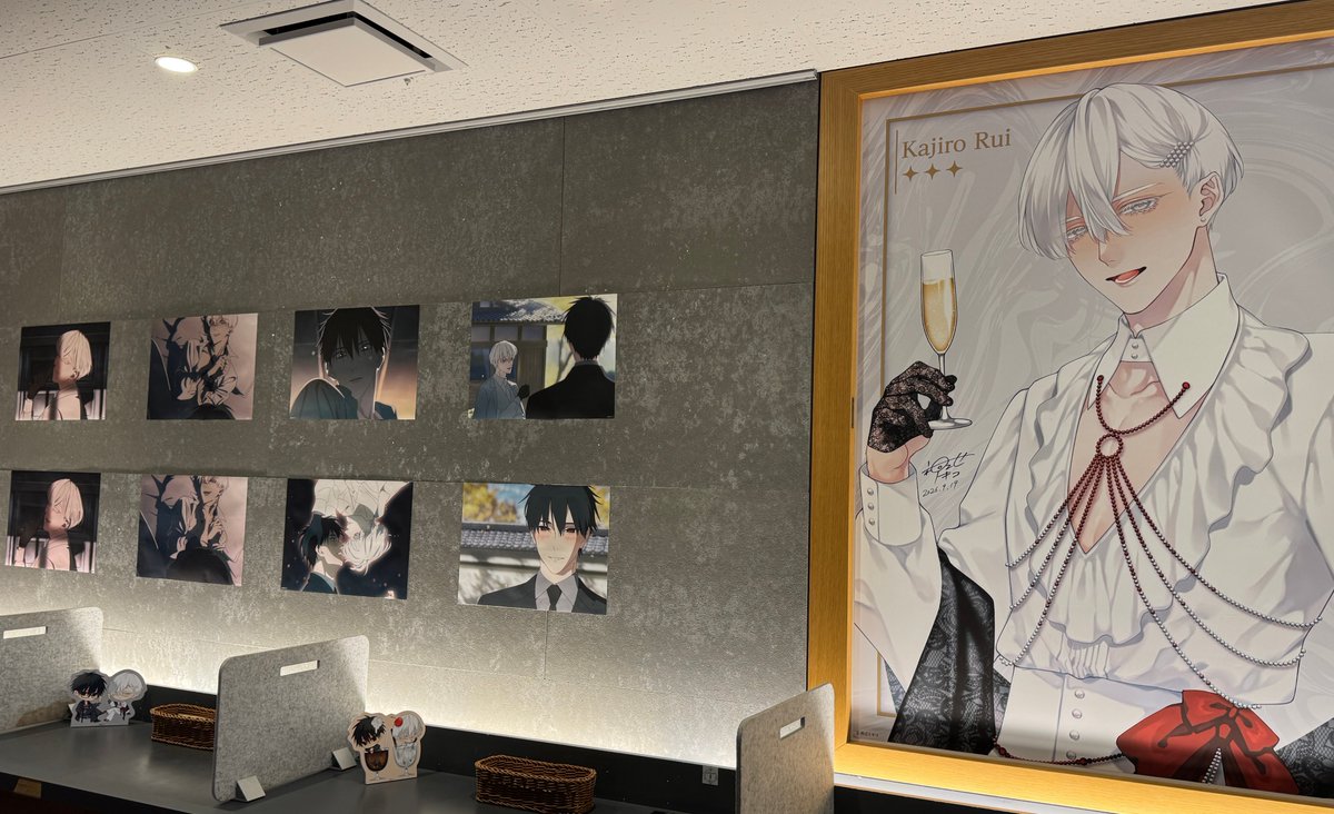 SofmapCafe's tweet photo. ◤￣￣￣￣￣￣￣￣￣￣◥ 
『花の芥-Re;bloom-』
Bloody Dress Code Cafe
in STELLAMAP Cafe🥀
◣＿＿＿＿＿＿＿＿＿＿◢ 

コラボカフェ開催中🍷
皆さまのご来店お待ちしております♡

▼カフェ詳細
https://t.co/PCxYZI6enW

★グッズ通販受注
https://t.co/fDw10dxrg1

#花の芥Rb
#桐式トキコ 先生 https://t.co/r2EsTqmCRp