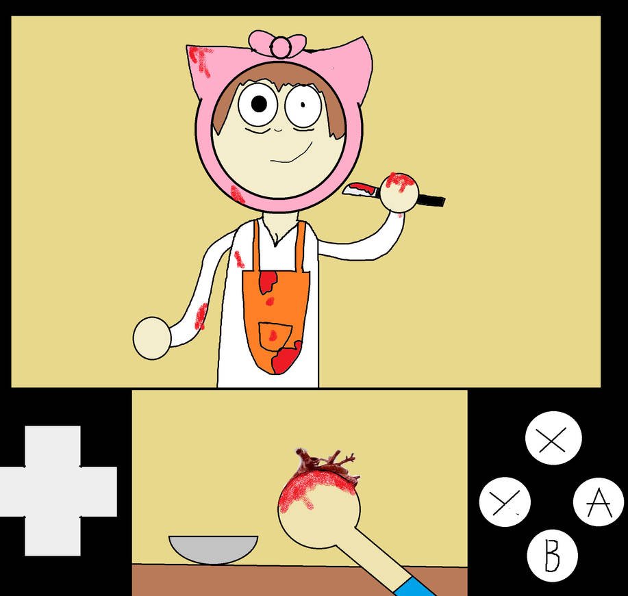 calledrokket's tweet photo. This reminds me, I’ve been working on my own take on “Meaner” Mama, based on an image I made back in 2020, and had an older variant that was just “Ultra M, but Cooking Mama”

This new one is canon, that old one is the “FNF” variant that’s “loosely” based on her. https://t.co/SAaQdhj8pi