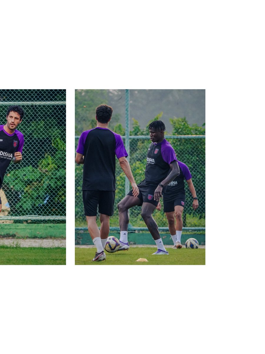 OdishaFC's tweet photo. Straight to work 💼

#OdishaFC #AmaTeamAmaGame #KalingaWarriors https://t.co/s9aMasu6Wj