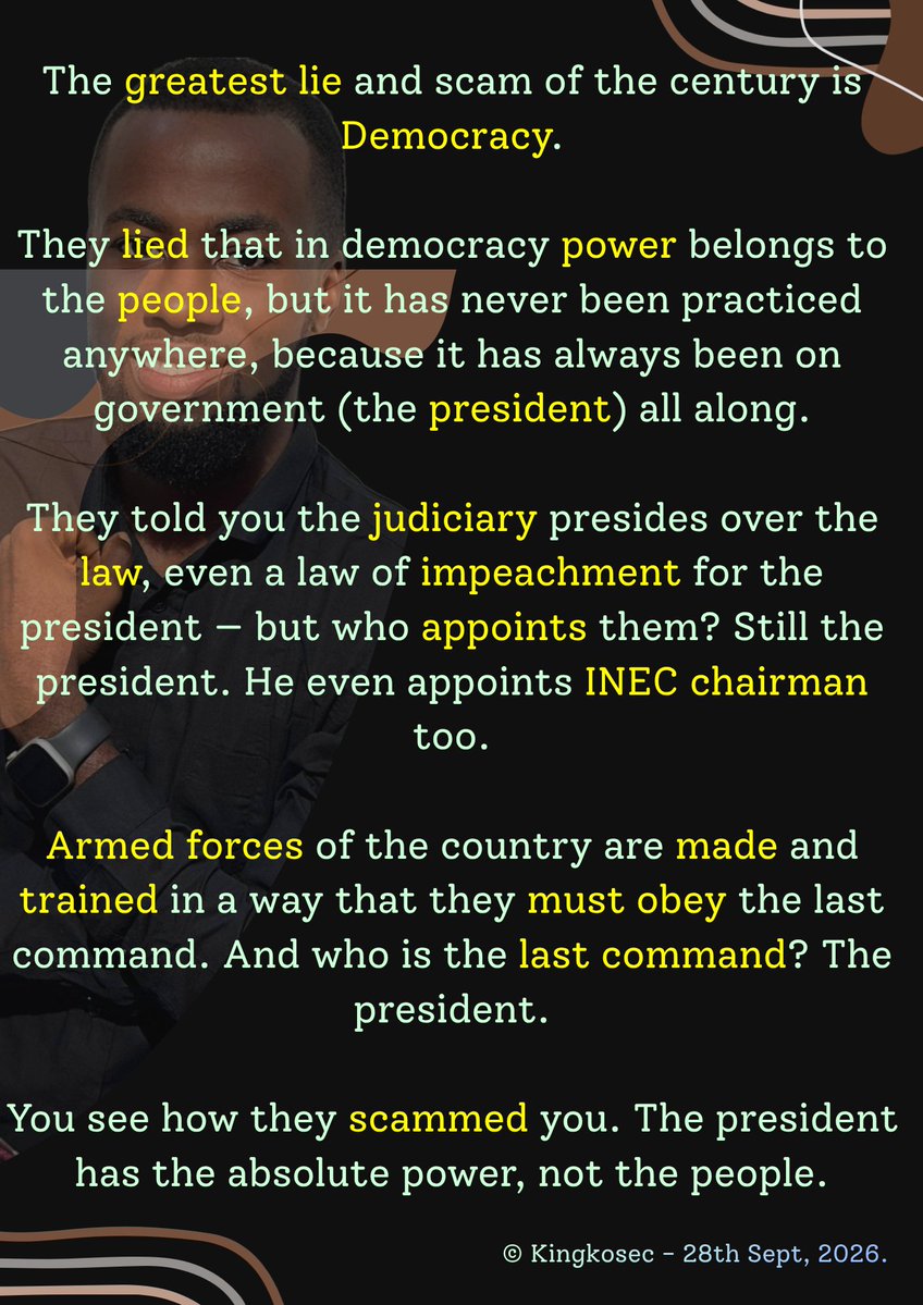 Kingkosec's tweet photo. @instablog9ja I will keep posting this, until all of us get sense. https://t.co/7nhw7So5Wi