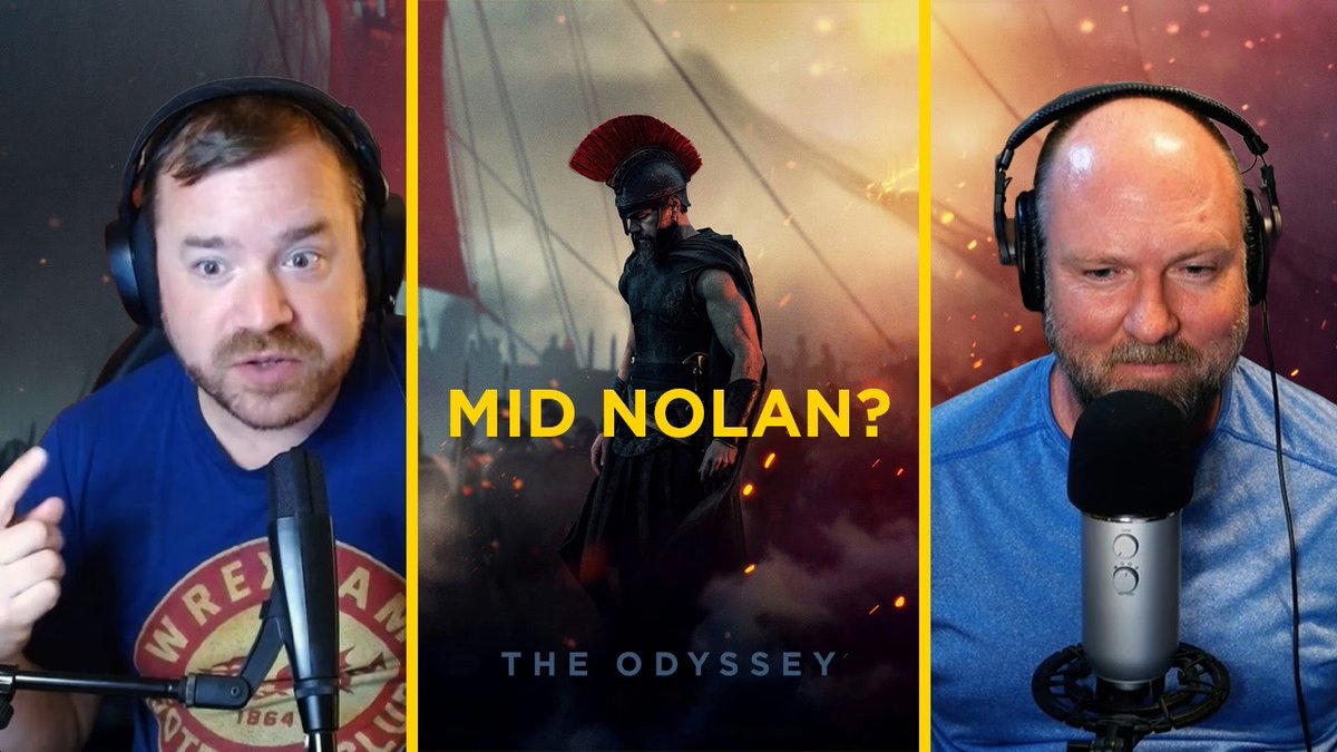 Rubyvhhi57's tweet photo. Spoiler warning: Today we unpack Christopher Nolan’s latest release, the highly anticipated adaptation of The Odyssey starring Matt Damon and Andy Sachs. You know where to find it. Links in bio. https://t.co/YnCqEkrFLk