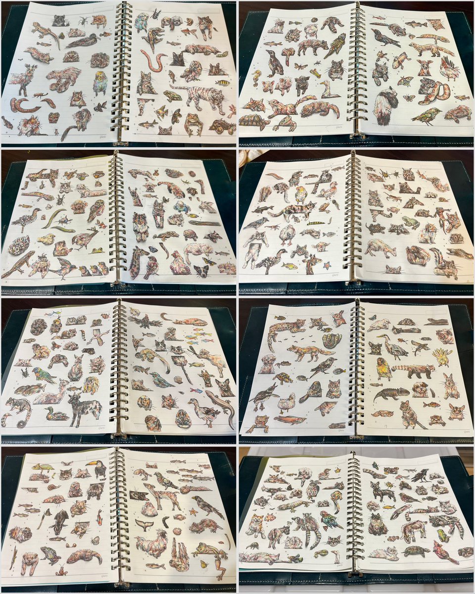 _harenatsu's tweet photo. #多分私しかやってない

Xの企画で、22000匹の動物を描く事になり、制作開始から現在7年目 6165匹目です。 https://t.co/YL6JNWBT03