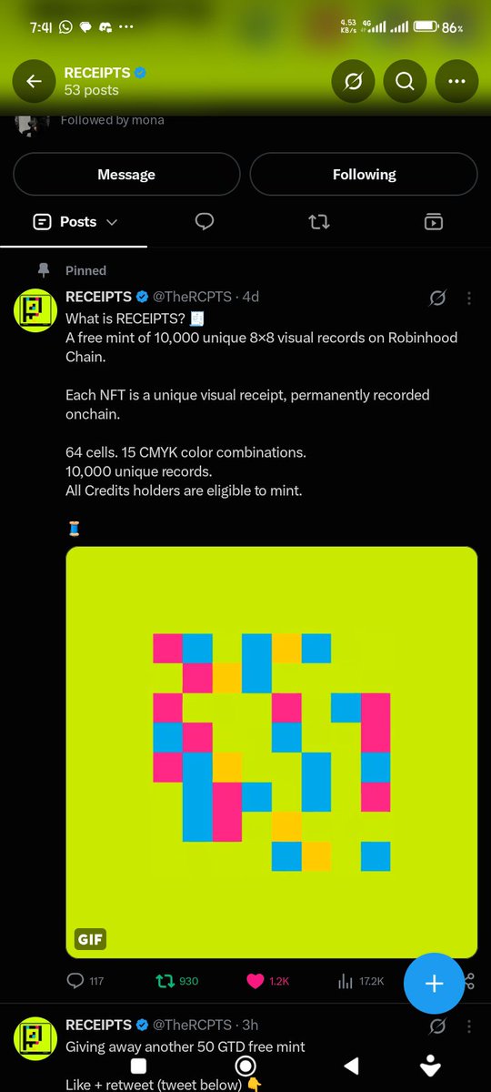 VMX_P_'s tweet photo. @HodlNFT1K @TheRCPTS 0xa4c5a431827462be766e430a5cab3c4414b29eb5 https://t.co/9DOFOWJWRk