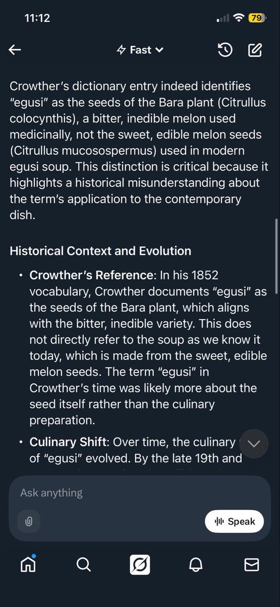 easternjes's tweet photo. @adesewalagos11 @Swiss89779194 @Zamani_WLK Egwusi is an Igbo dish

Yorubas keep claiming egwusi as theirs.

The Bara seeds Ajayi Crowther referred to in his document referred to the bitter melon (Citrullus colocynthis) which was used for medicine. The “sweet egusi” (used for soup) is what the Igbos use https://t.co/xqTECfT9pl