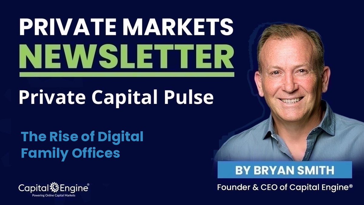 CapitalEngine's tweet photo. The Rise of Digital Family Offices https://t.co/DqbE814IW9 via @CapitalEngine 

In this week's Private Capital Pulse, I look at Citi's new 2026 Global Family Office Report, why AI is moving into the family office back office, and how connectivity is becoming the real competitive edge in private markets.

The next family office advantage may not be a bigger team. It may be a better network.

#FamilyOffice #PrivateMarkets #WealthManagement #Fintech #CapitalEngine #StreetZero #AI