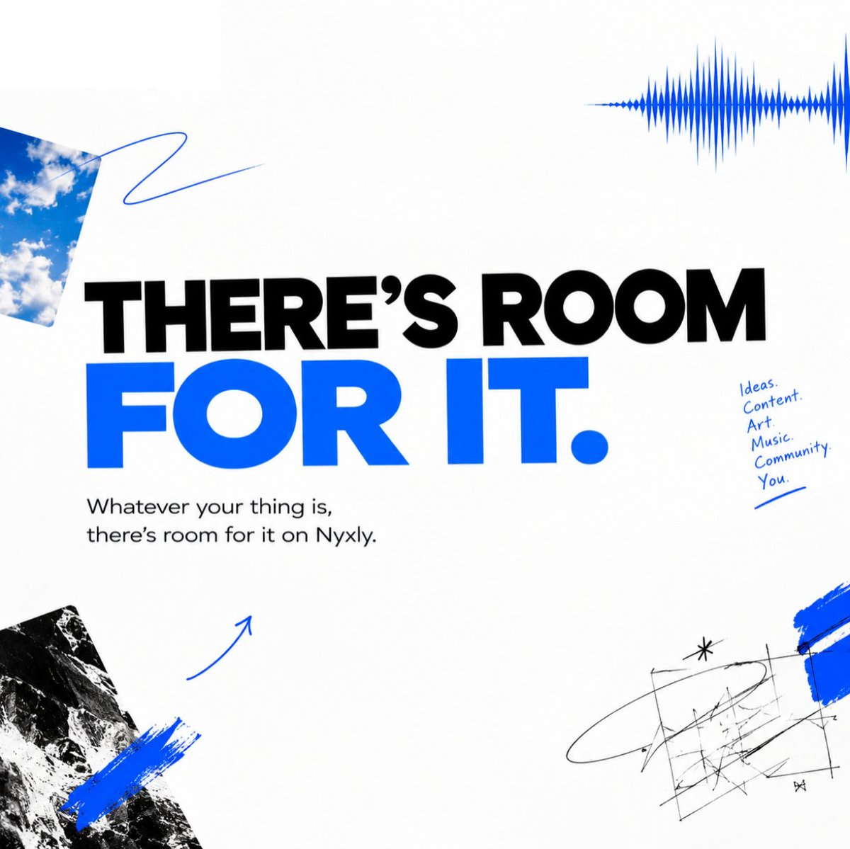 NYXLYAPP's tweet photo. Just a reminder

Nyxly lets you create with your voice, your ideas, your content, and your community.

Whatever your thing is, there’s room for it on Nyxly. https://t.co/UUDFsm8cjI