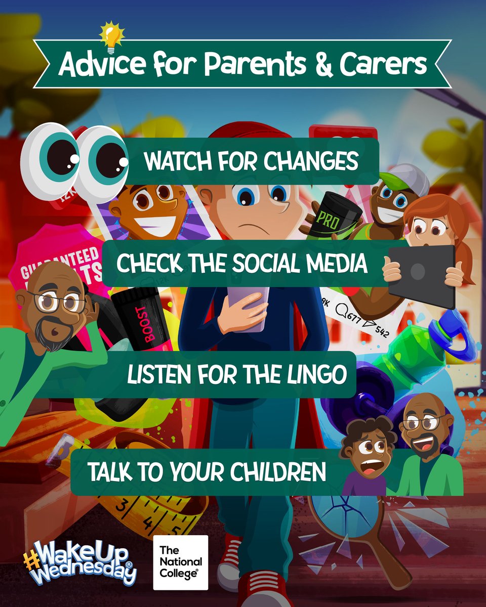 wake_up_weds's tweet photo. 👀 #Looksmaxxing can expose young people to unrealistic appearance standards, dubious advice and extreme practices.

Our #WakeUpWednesday guide helps adults understand the trend, spot warning signs and start supportive conversations.

Read more: https://t.co/gvz2CTPpAt https://t.co/cnj0vLxBA6