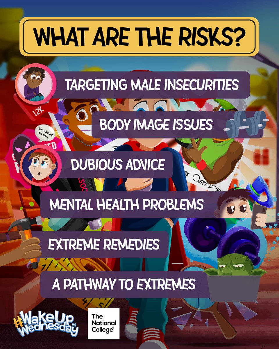 wake_up_weds's tweet photo. 👀 #Looksmaxxing can expose young people to unrealistic appearance standards, dubious advice and extreme practices.

Our #WakeUpWednesday guide helps adults understand the trend, spot warning signs and start supportive conversations.

Read more: https://t.co/gvz2CTPpAt https://t.co/cnj0vLxBA6