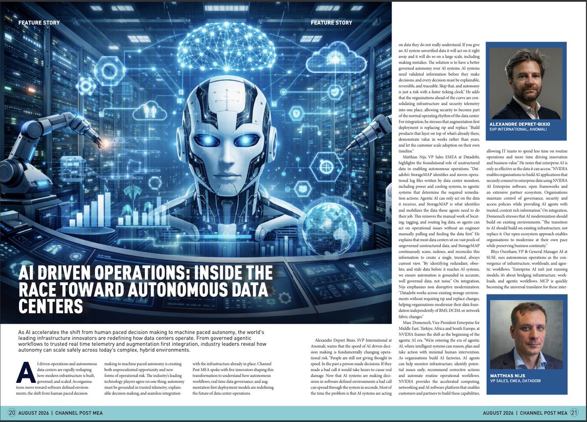 Anomali's tweet photo. Most #AI failures don't start with bad code. They start with data nobody checked. Alexandre Depret-Bixio breaks down the one thing missing from most AI deployments right now. #cybersecurity Read here: https://t.co/SDxnwBcdx0 https://t.co/WA0M64JMJI