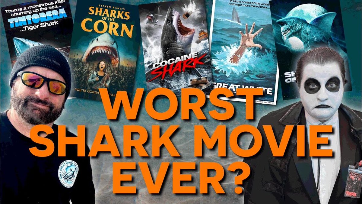 Victoriakyu92's tweet photo. This Shark Week, shark expert Chester Moore joins me to count down the 5 worst shark movies ever on Kings of Horror. https://t.co/sWTCKX6Im2