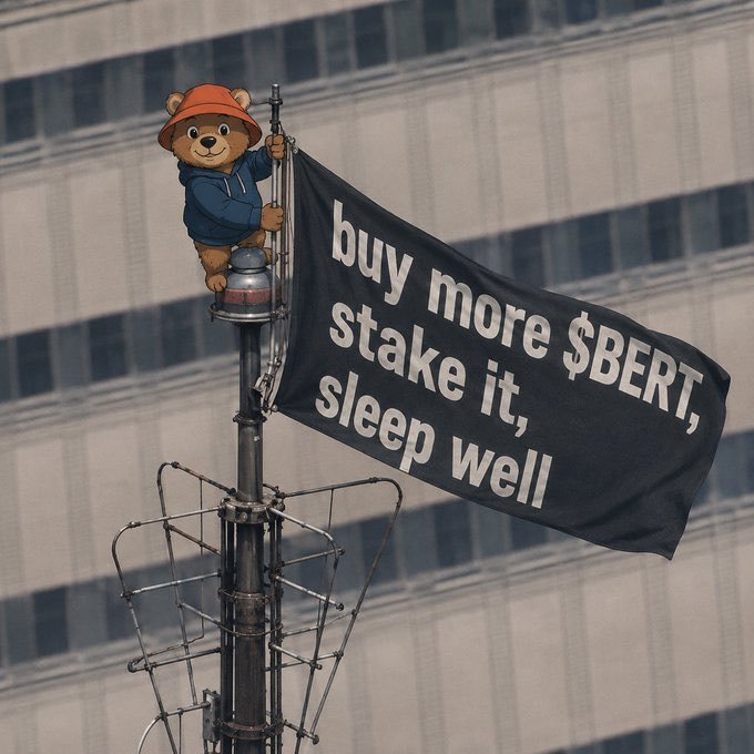 Raidlord11's tweet photo. @cryptoterry Stopped hunting while there's $Bert.
A solid holders and active community https://t.co/LMrhrIFcSN