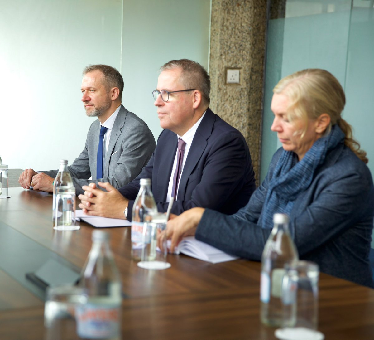 BihiEgeh's tweet photo. I had productive discussions with Volker Oel, DG for Reconstruction &amp; Stability @BMZ_Bund on the sidelines of the Horn of Africa Initiative ministerial meeting this week. We discussed the progress of the Initiative and further enhancing cooperation between #Somalia and #Germany. https://t.co/mBb0ZHplIT