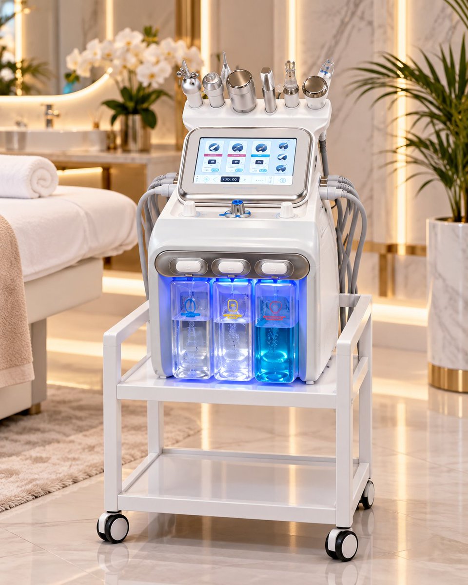 aurelijosspa's tweet photo. ✨ Upgrade Your Beauty Business with 6-in-1 Professional Hydro Dermabrasion Technology ✨
Give your clients the fresh, deeply cleansed and hydrated skin they’re looking for with our 6-in-1 Hydro Dermabrasion Facial Machine with H2O/O2 Oxygen Technology.

Designed for professional beauty salons, spas and aesthetic studios, this multifunctional system combines several popular facial treatments in one powerful device:
💧 Hydro Dermabrasion & Deep Cleansing
💨 H2O/O2 Oxygen Infusion
✨ Oxygen Mesotherapy Spray
🔊 Ultrasonic Skin Scrubber
💎 Ultrasonic Product Infusion
⚡ BIO Microcurrent Facial Treatment
❄️ Cooling Cryotherapy Treatment

A perfect solution for beauty professionals looking to expand their treatment menu with one compact, multifunctional professional system.
🔥 SPECIAL PRICE: €990
✓ CE Certified
✓ 12-Month Manufacturer Warranty
✓ Professional 7" Touchscreen
✓ Worldwide Shipping
✓ Approx. 5–7 Business Day Delivery
Bring advanced facial technology to your salon and offer treatments your clients will want to come back for. ✨

👉 Shop now:
https://t.co/Z0tIFterlC

#HydroDermabrasion #HydroFacialMachine #FacialMachine #BeautyEquipment #ProfessionalBeautyEquipment #AestheticEquipment #SalonEquipment #SpaEquipment #FacialTreatment #OxygenFacial #MicrocurrentFacial #CryotherapyFacial #UltrasoundFacial #SkinCareProfessional #BeautySalon #AestheticClinic #Esthetician #EstheticianEquipment #AurelijosSPA