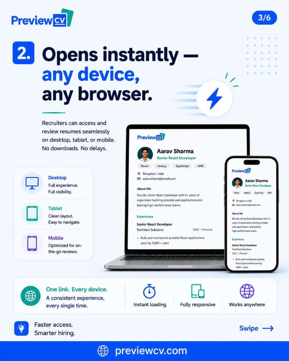 letsmakecvnow's tweet photo. Recruiters are quietly switching from PDFs to live resume links.

Here's why, and what it means for how you get hired 🧵

🔗 https://t.co/9PyzQg2dqV

#Recruitment #HiringTech #PreviewCV https://t.co/UD2Jb6VCBa