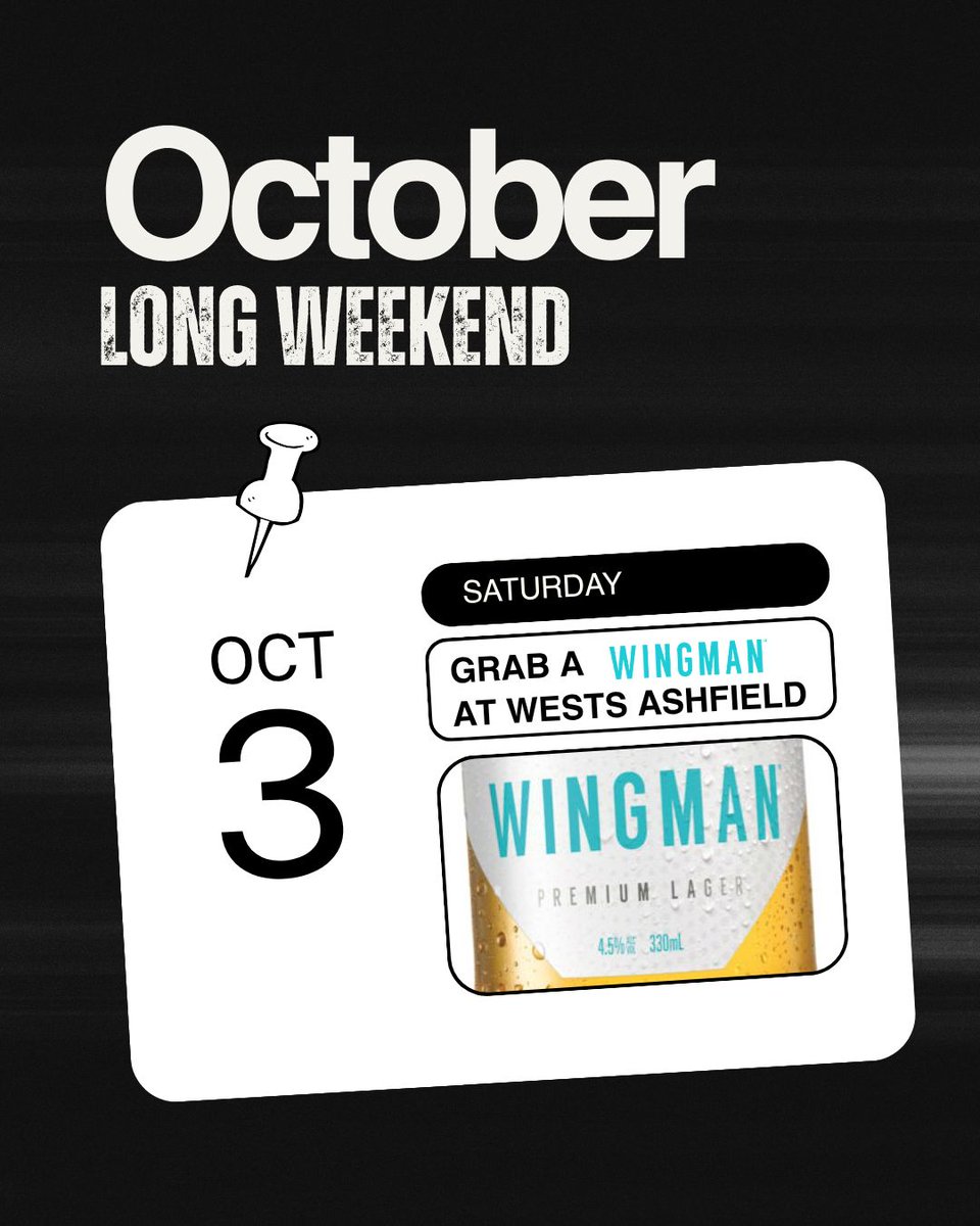 westsmagpies's tweet photo. Your October Long Weekend Locked In 🔐 https://t.co/ULeXPUX2aB
