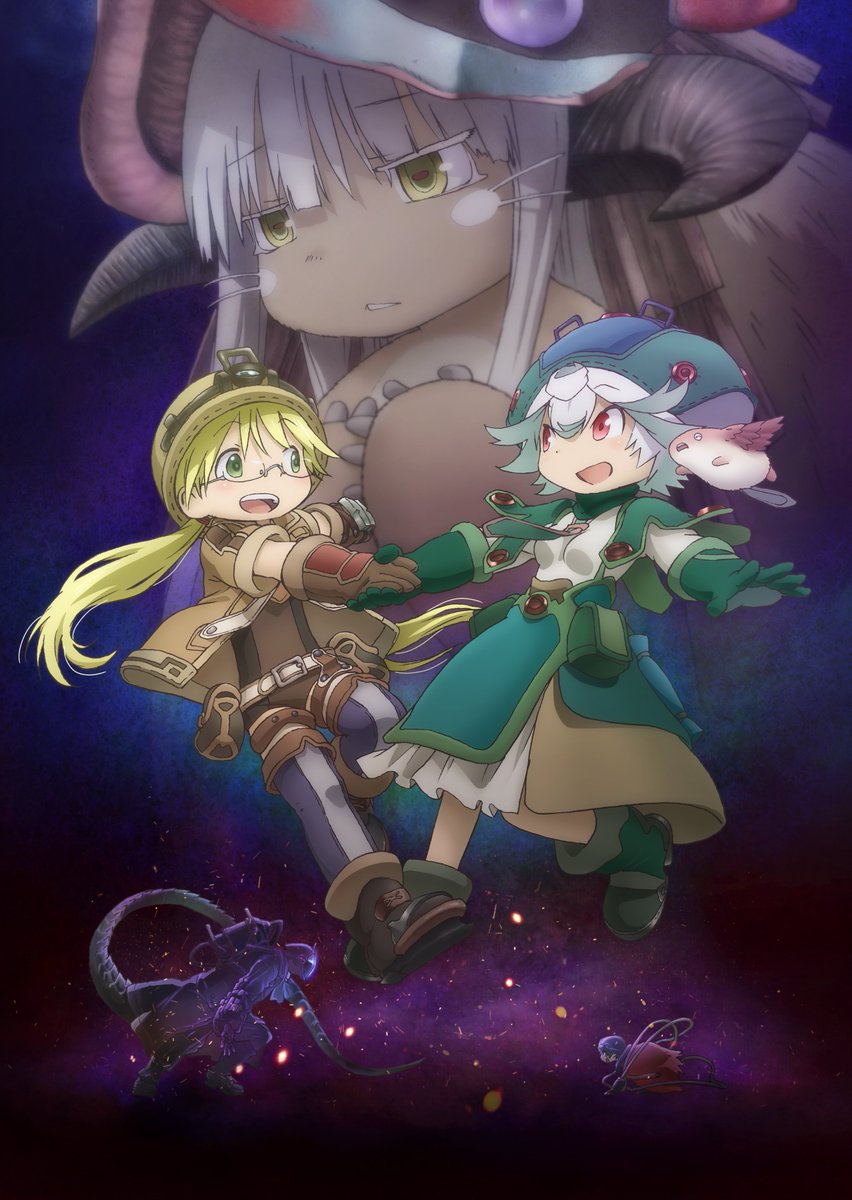 miabyss_anime's tweet photo. #ABEMA 【無料ビデオ2週間】
『劇場版 #メイドインアビス 深き魂の黎明』

📅10月11日(日) 21:00～22:50

ナナチ🐰
プルシュカ🪈
ボンドルド ( | )
沢山の想いが詰まっている深界五層

さぁ…さぁ…
https://t.co/tVnCA2E7FX https://t.co/Mx1BaPn61a