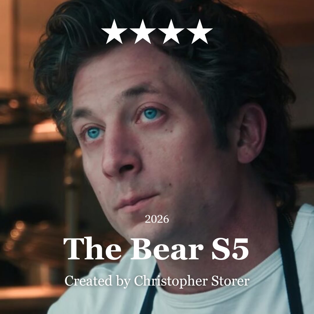 totoza7's tweet photo. Photo by Revan Minnam on June 29, 2026. May show one or more people, a bear, and text reading: “2026 The Bear S5. Created by Christopher Storer. https://t.co/pMVuVPQTcl