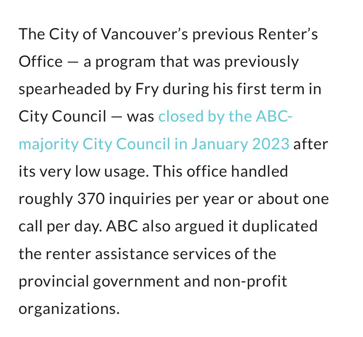 kbessey's tweet photo. Please don’t spend our money to being back the Renter’s Office in Vancouver.

No one uses it. https://t.co/Ru7J2MG6iM