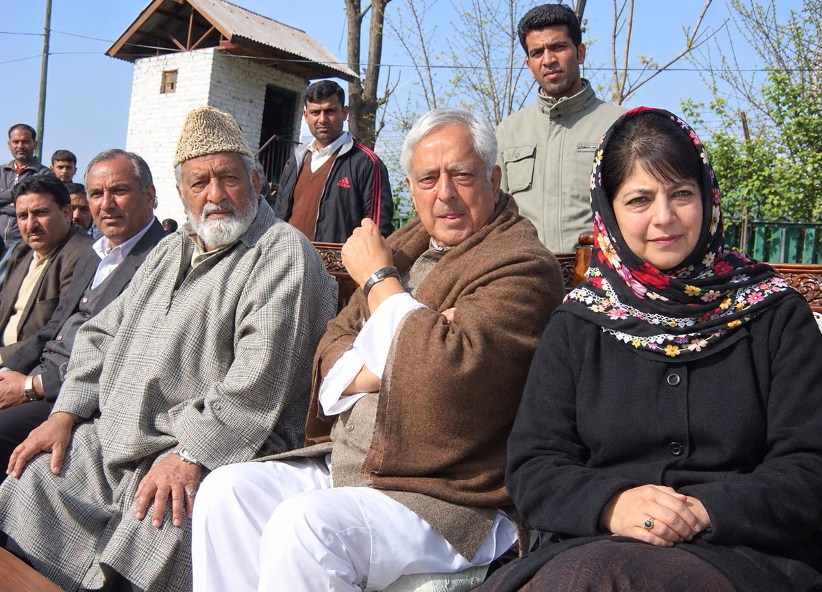 MehboobaMufti's tweet photo. On the anniversary of Maulana Ifthikar Ansari Sahib’s passing, I remember not just a scholar and fearless voice, but as someone who felt like family. He stood beside my father and me with warmth, wisdom and affection. I miss his presence badly in these challenging times  when his wit and counsel are needed most . May Allah grant him the highest place in Jannat
