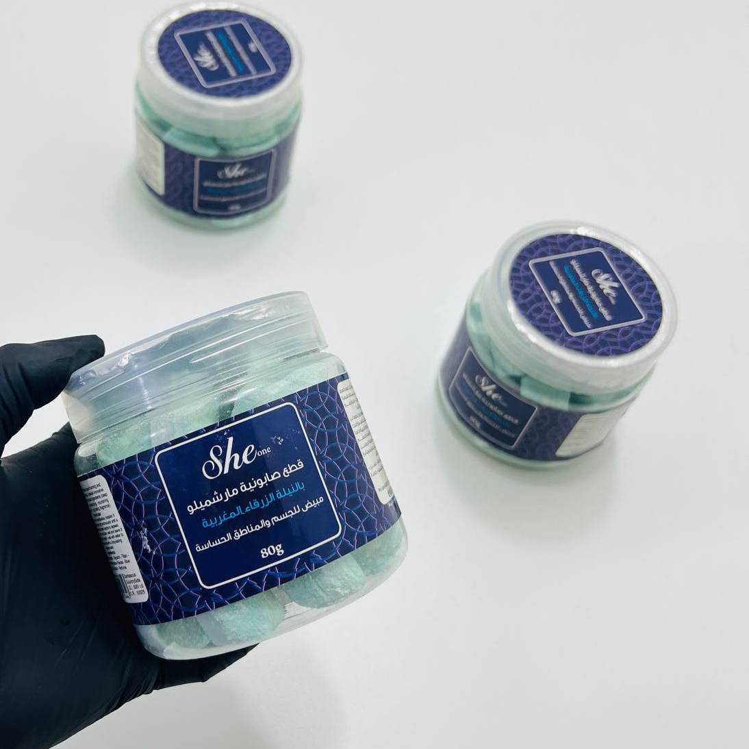 NikoRapper's tweet photo. Marshmallow soap bars with Moroccan blue indigo from She One. Brightens and whitens skin. 80g. Soft like marshmallows, gently cleanses without irritation. Effective for body and sensitive areas. One bar: 12. Two bars: 17 https://t.co/jdUecSyjA0