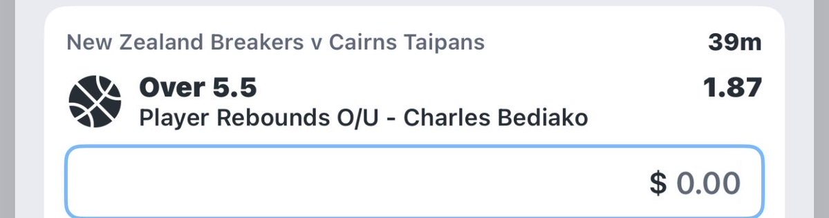 PrdPicks's tweet photo. 🏀 New Zealand Breakers v Cairns Taipans 

Round 3 will be our first week of tips 

Bediako o5.5 Rebounds 

$1.87 Lads

#nbl #NBL #Australai #Basketball #nba https://t.co/TjhCJZmqDK