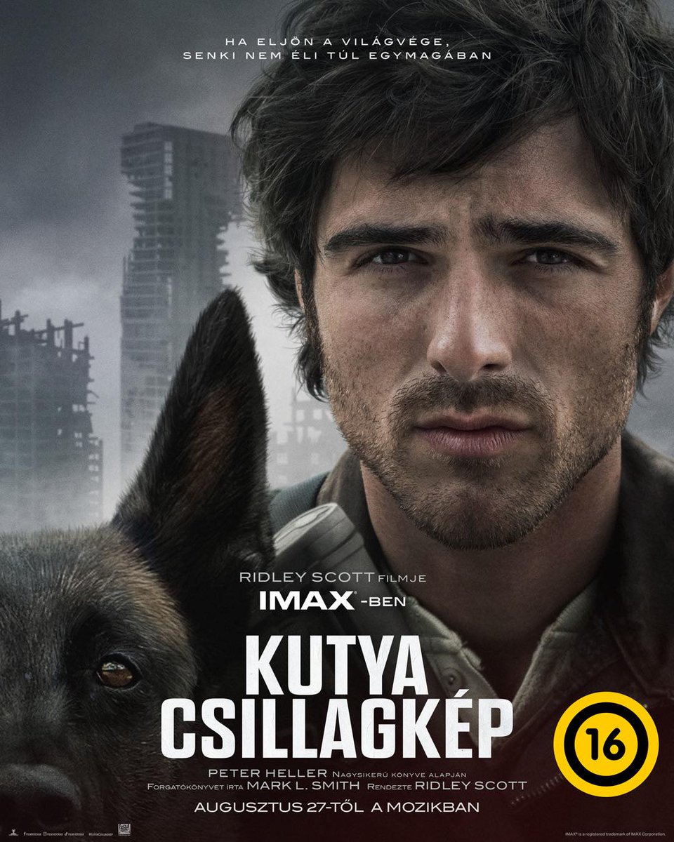 RomyPier's tweet photo. Photo by GOBUDA Mozi on August 18, 2026. It may be a poster for Ridley Scott’s film, Dog Star, in IMAX from August 27. https://t.co/YFcbiHIE0W