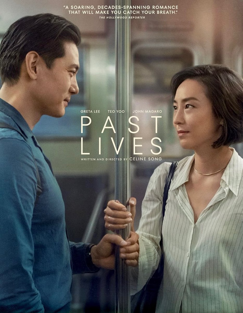 genesis24399574's tweet photo. Photo by Grain of Salt Movie Reviews on August 19, 2026. Poster for Past Lives, a soaring, decades-spanning romance that will make you catch your breath. Starring Greta Lee, Teo Yoo, and John Magaro. Written and directed by Celine Song. https://t.co/Sba2MEx3KN