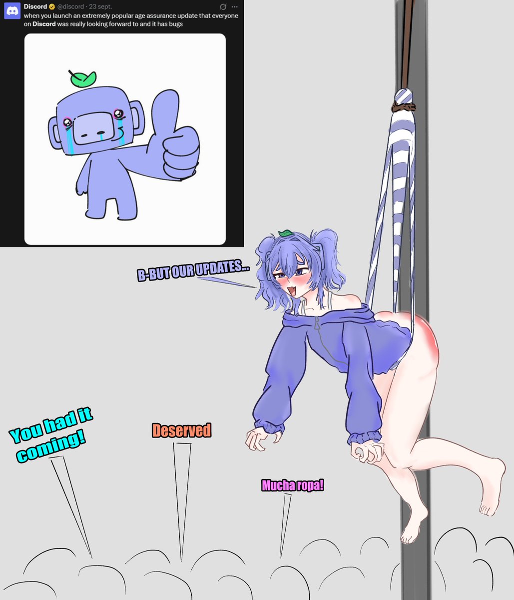 OguriCap39's tweet photo. Fuck Discord i guess https://t.co/Ac5zLASMzx