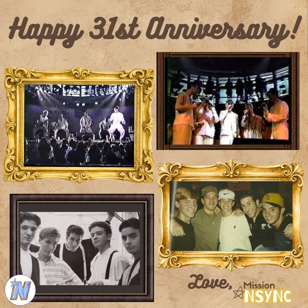 MissionNsync's tweet photo. #OTD in 1995, a kid from Mississippi joined a group of 4 guys who had been looking for that perfect bass singer, and when they sang together for the first time, magic filled the room. Happy 31st Anniversary, @NSYNC! https://t.co/HOpP1cvB7u
