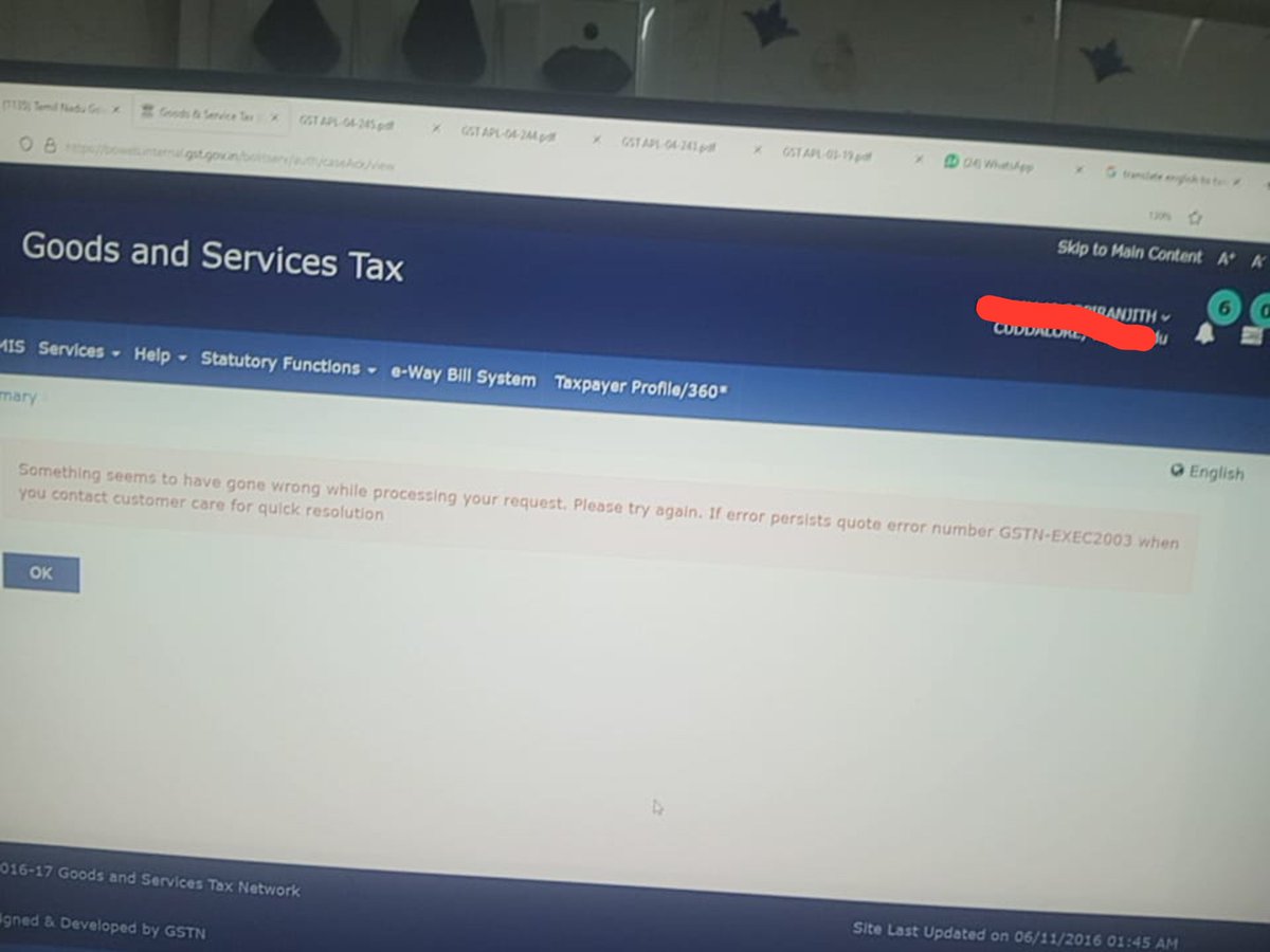 MCRaagul's tweet photo. @Infosys_GSTN The screenshot have been emailed multiple times yet asking the same again and again kindly resolve the issue. Pls inform the team to review and provide resolution. If needed again initiate a link I am ready to provide it any number of time. (G-202609214574329) https://t.co/YWSqzpqGY4