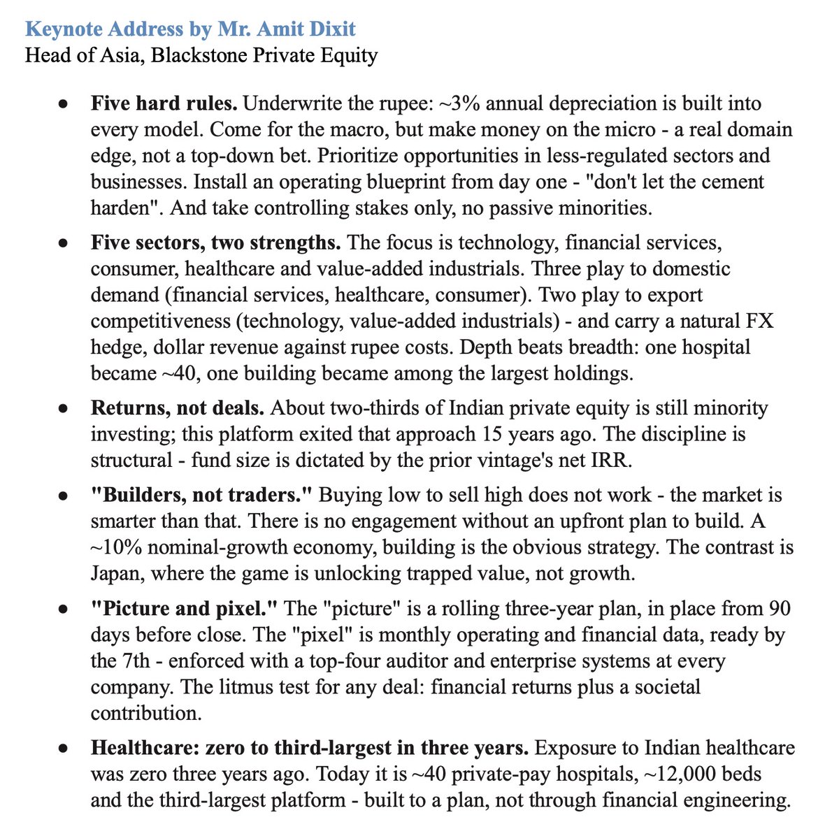 refsrc's tweet photo. Blackstone went from zero exposure to Indian hospitals to about 40 in three years https://t.co/rxx7NSI8Kt