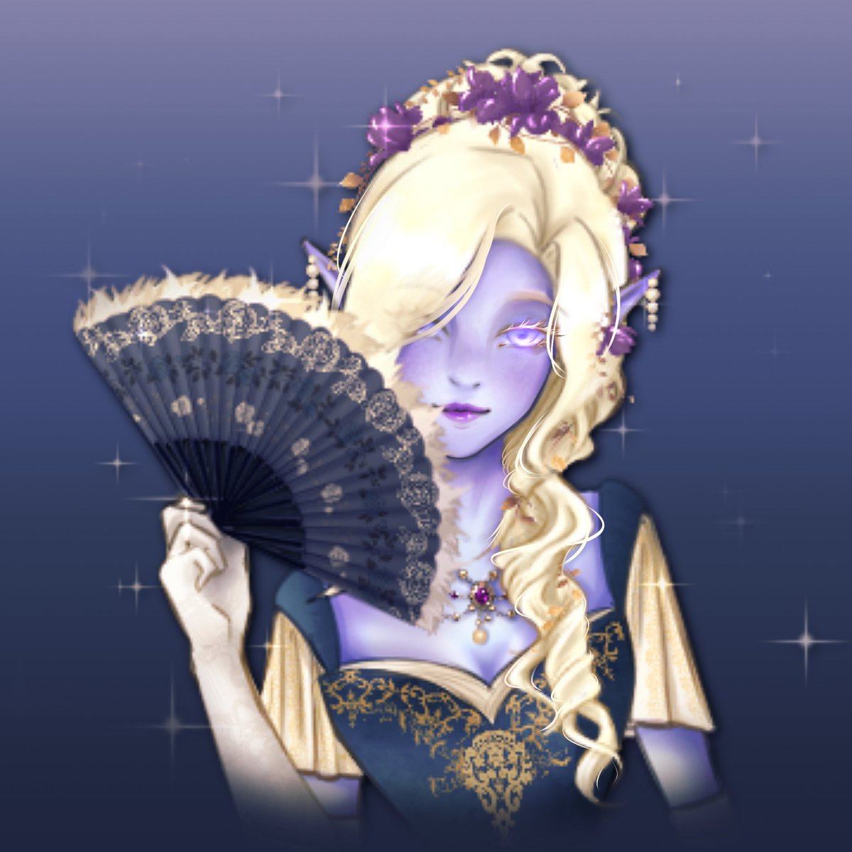 Sy7illust's tweet photo. Let me try something🧐
Looking for #artmootsㅤ to fight the algorithm together!⚔️

I offer thee! pretty arts and nommies🍪
(Doing pfp art raffles soon~) https://t.co/5p79GffDTH