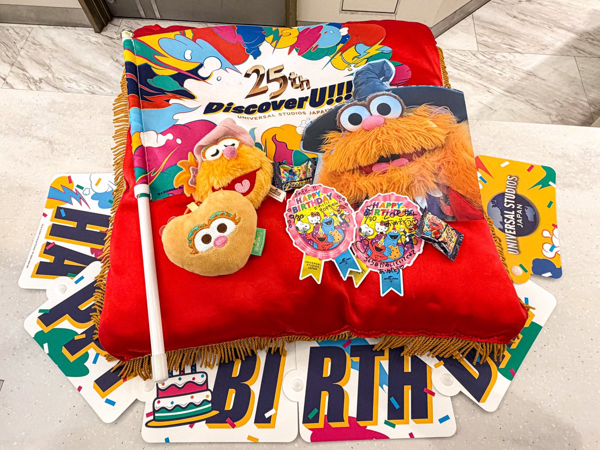 7a_3nn's tweet photo. *.𝜗𝜚.Happy Birthday.ꪆৎ.*

ゾイちゃんのお誕生日お祝いできました〜🎂🧡365日可愛くいてくれて、いつも元気沢山くれてありがとう🥺🧡だいすきだよ〜！！！

 #USJファン
 #セサミストリート
 #ゾーイ https://t.co/TM7Yt52iDg